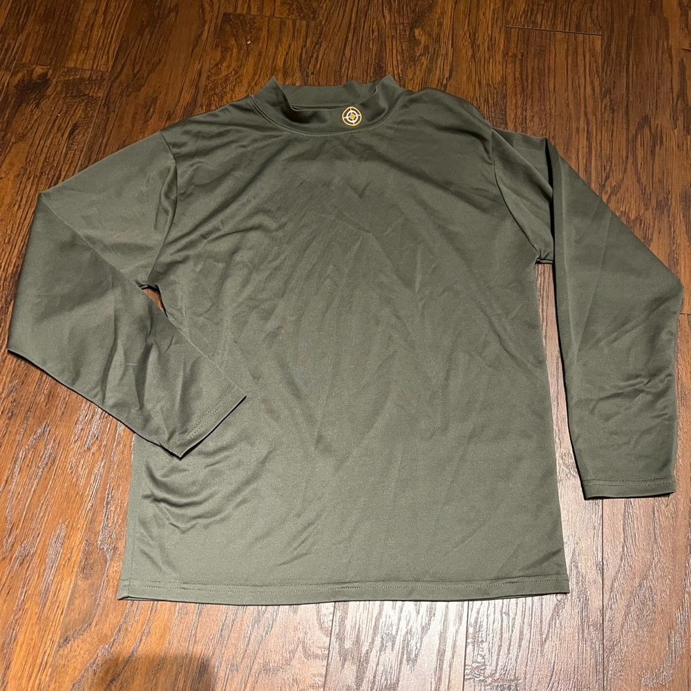 Mock neck long sleeve hunting base layer